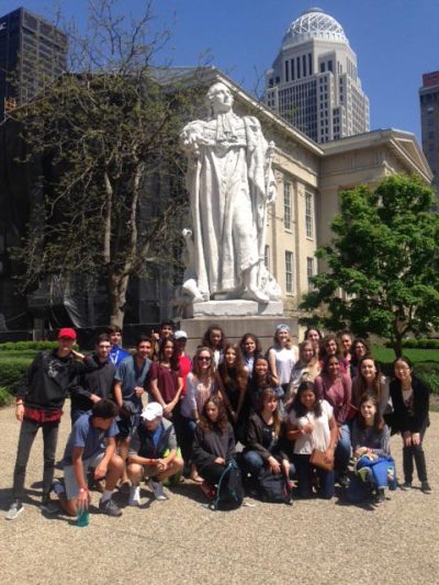 Voyage et échanges entre les élèves avec le Kentucky Country Day School aux USA