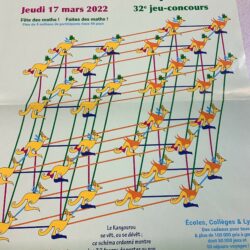 Kangourou des Mathématiques 2022