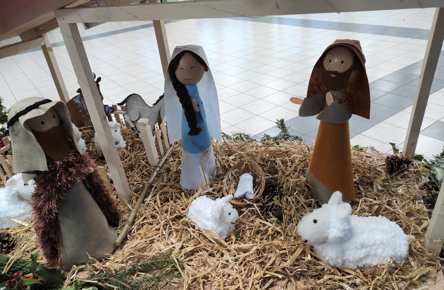 Crèche made in SainteThècle Ensemble Scolaire SainteThècle