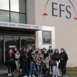 Visite de l’Etablissement Français du Sang