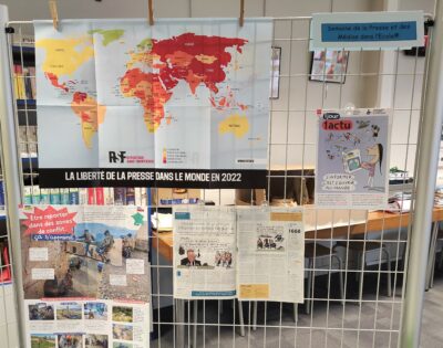 Semaine de la Presse et des Médias dans l'Ecole 2023 Sainte-Thècle