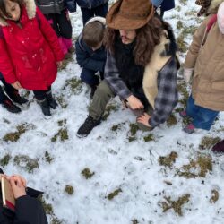 Les  CM1 en classe nature à Saint-Nectaire