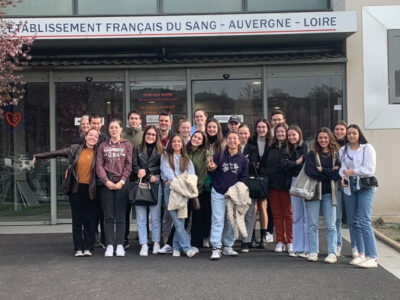 Visite EFS Terminale Louis Pasteur Sainte-Thècle