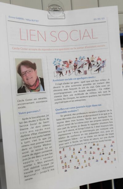 Exposition Première Lien social articles Sainte-Thècle
