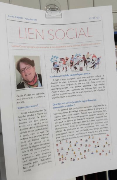 Exposition Première Lien social articles Sainte-Thècle