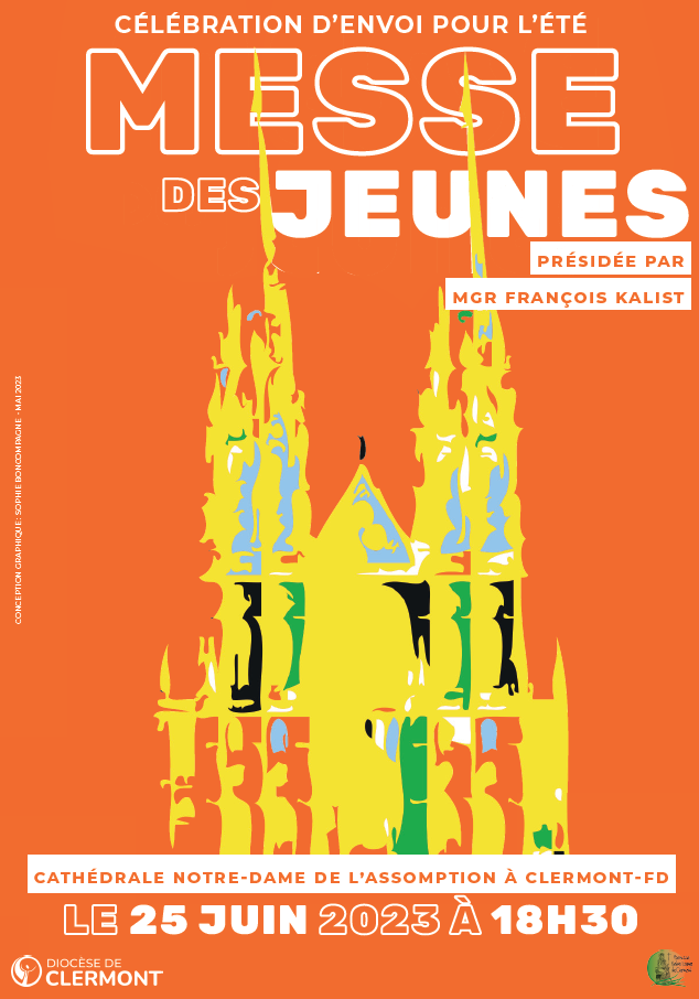 Messe des jeunes le 25 juin à 18h30 à la Cathédrale