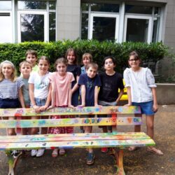 Le banc de l’amitié pour notre école Sainte Thècle