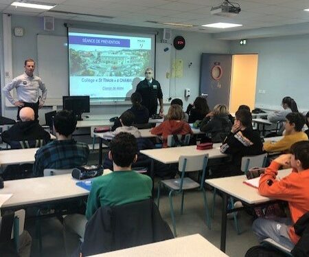 Intervention sur le harcèlement en classe de Quatrième