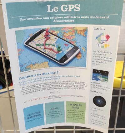 Triangulation GPS Première Enseignement Scientifique Sainte-Thècle