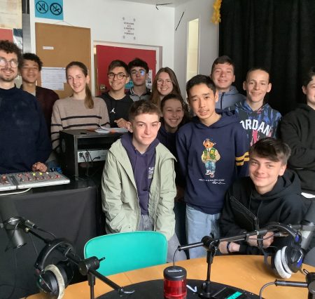 Radio Campus à l’heure anglaise avec les élèves de Troisième Pavin