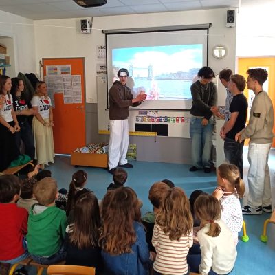 DNL HG Première Peppa Pig Londres Sainte-Thècle