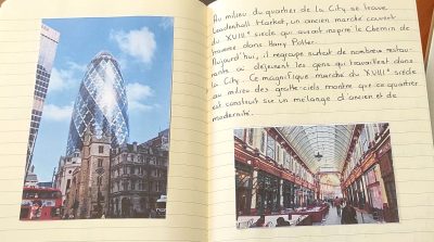 Carnets de Voyage Londres Troisième Sainte-Thècle