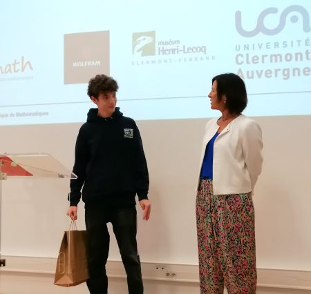 Remise des prix aux Olympiades de Mathématiques
