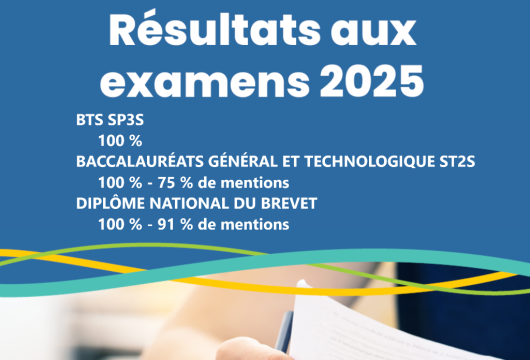 Résultats aux examens 2025
