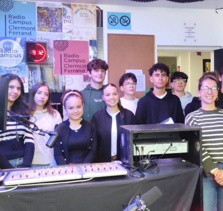 Projet Radio Campus avec la classe de Troisième Guéry
