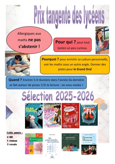 Lancement Prix Tangente Lycéens 2026 Sainte-Thècle