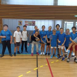 Compétition de badminton en double