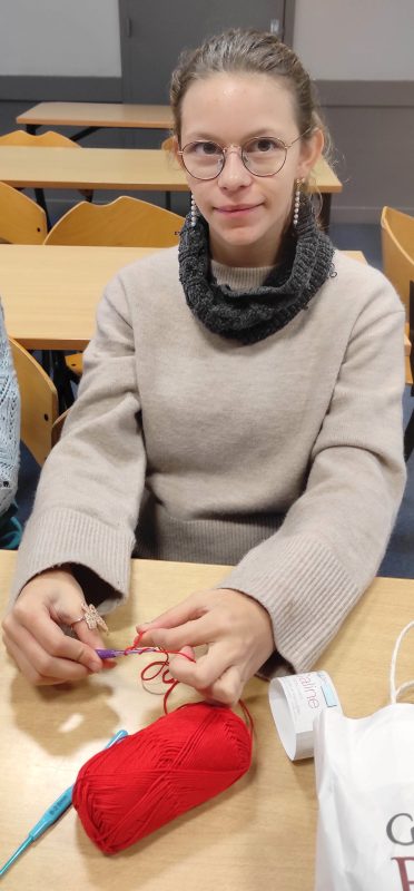 Atelier crochet Pause méridienne Sainte-Thècle