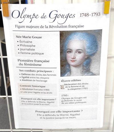 Exposition Femme Engagées Cinquième Sainte-Thècle