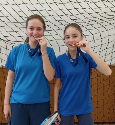 Finale Badminton en double AS Sainte-Thècle