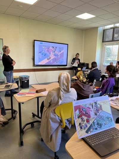 Action CARSAT Risques Professionnels BTS Sainte-Thècle