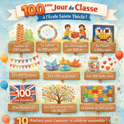 Un 100ème jour de classe haut en couleurs&nbsp;!