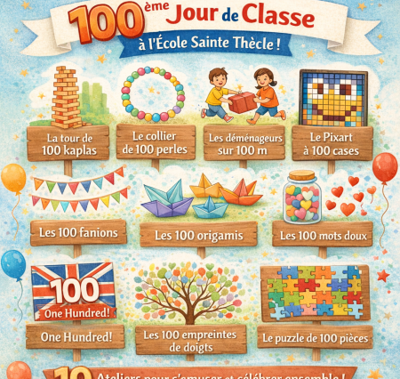 Un 100ème jour de classe haut en couleurs&nbsp;!