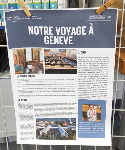 Exposition Voyage Genève Sainte-Thècle