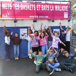 Les élèves courent pour ELA au parc Montjuzet